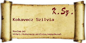 Kokavecz Szilvia névjegykártya
